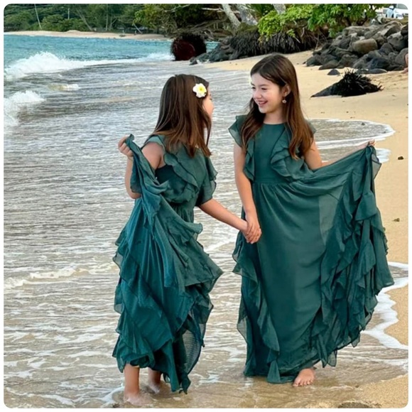 Joyfolie | Cottagecore Photo Shoot Tiered Maxi Sylviane Dress in Light Taupe | 5 - Picture 6 of 15